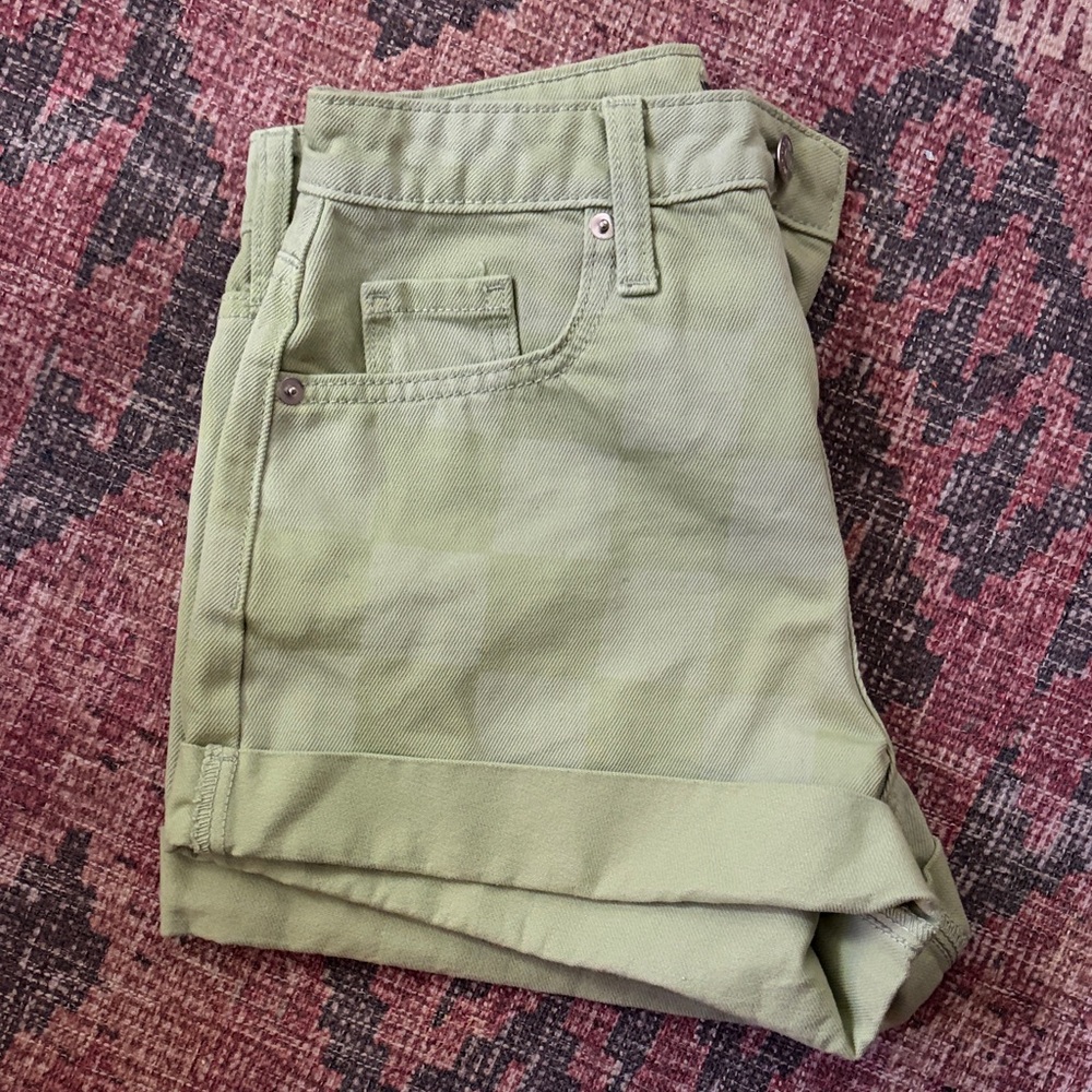 Wild Fable Olive Jean Shorts